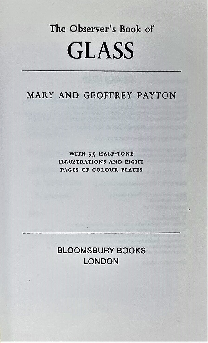 Observer's Book of Glass