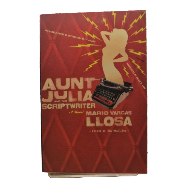 Front cover to Aunt Julia and the Scriptwriter by Mario Vargas Llosa