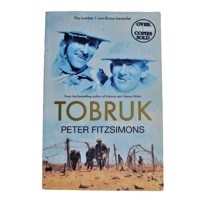Front cover to Tobruk by Peter Fitzsimons