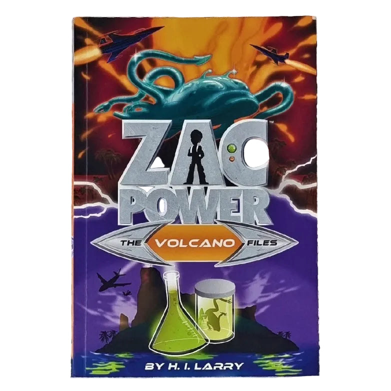 Front cover of Zac Power: the Volcano Files by H. I. Larry