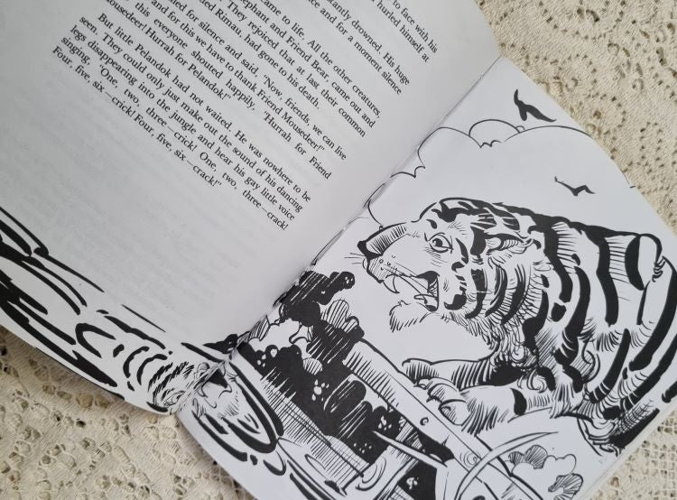 Page example from Stories From Malay Literature by Roy Britton.
