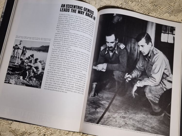 Page example from World War II: China - Burma - India by Don Moser