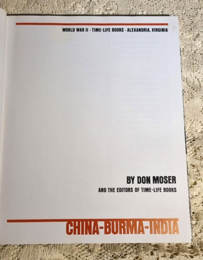 Title page from World War II: China - Burma - India by Don Moser