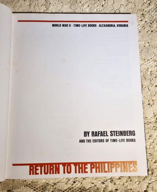 Title page of World War II: Return to the Philippines by RAFAEL STEINBERG