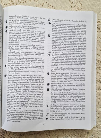 Page example from People's Chronology by JAMES TRAGER
