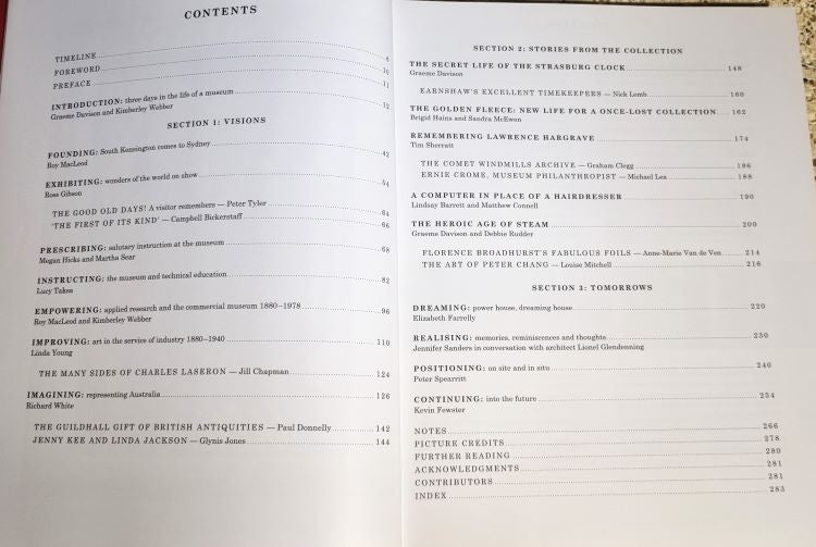 Contents of Yesterday's Tomorrows by GRAEME DAVISON & KIMBERLEY WEBBER