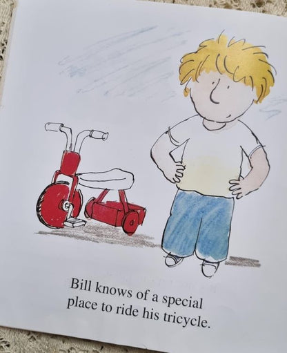 Page example from Terry's Tricycle by Bob Graham