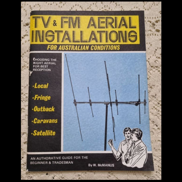 Front cover to TV & FM Aerial Installations for Australian Conditions by W. McManus