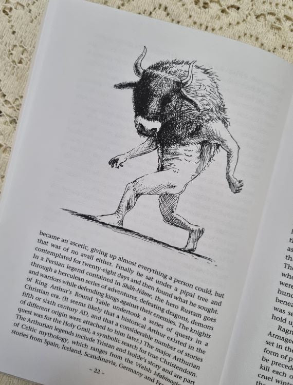 Page example from Quest For Wonders: Myths & Legends In The Classroom by John Tingay