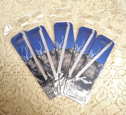 5 Australian Geographic bookmarks of a wombat