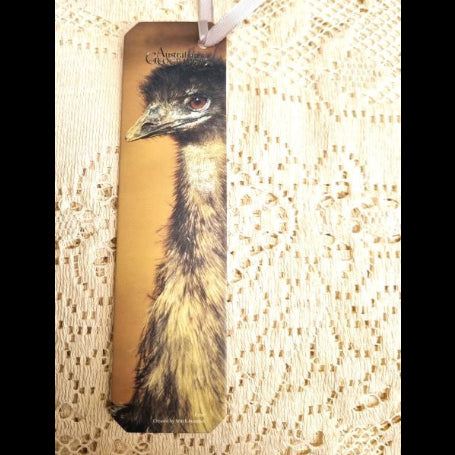 Australian Geographic bookmark of an emu
