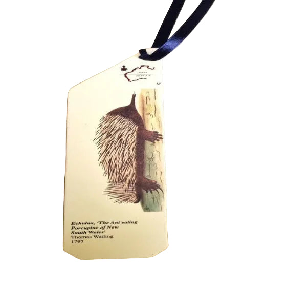 Bookmark of an Echidna by Thomas Watling