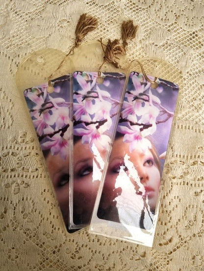 3 bookmarks of 3D Girl/Cat