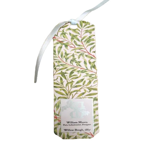 A bookmark of William Morris' Willow Bough design from 1887