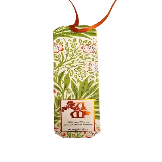 A bookmark of William Morris' Marigold design from 1875