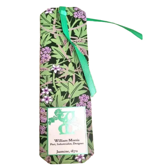 A bookmark of William Morris' Jasmine design from 1872
