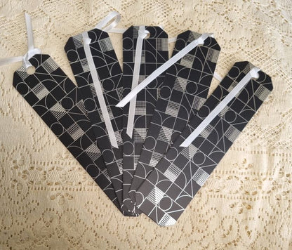 5 copies of a bookmark of the Art Deco design Silver Ball
