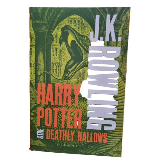 Harry Potter and the Deathly Hallows hardcover book by J.K. Rowling