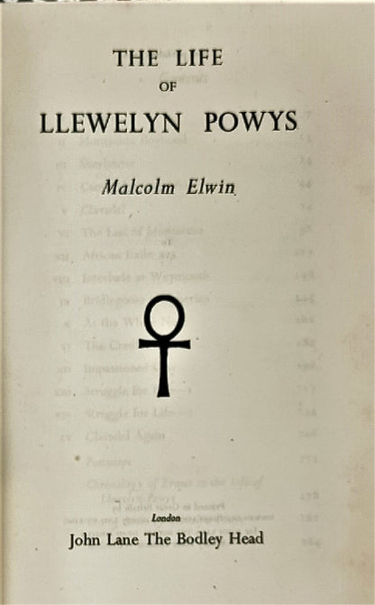 Life of Llewelyn Powys