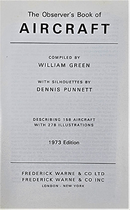 Observer's Book of Aircraft