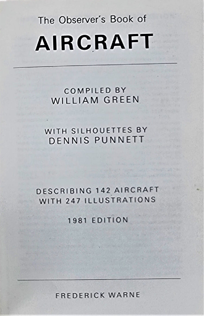 Observer's Book of Aircraft