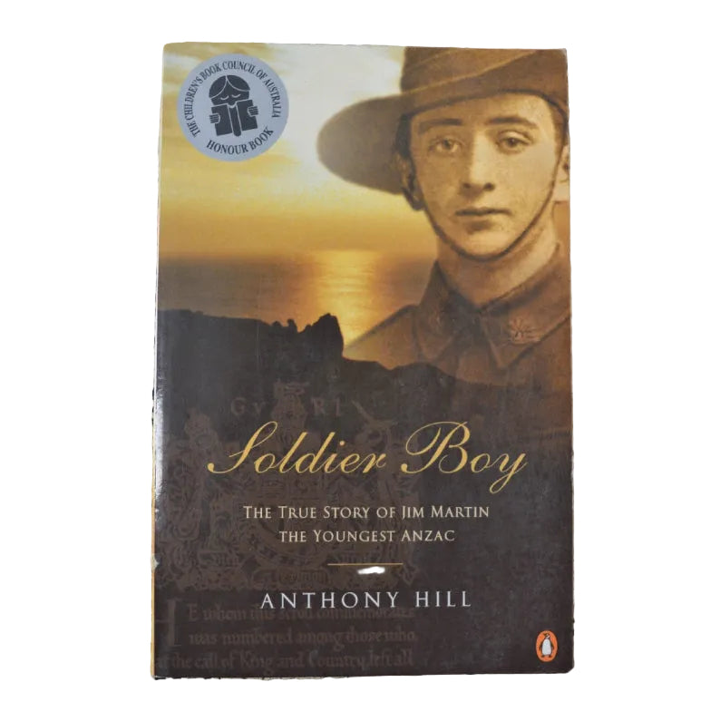 Front cover to Soldier Boy by Anthony Hill