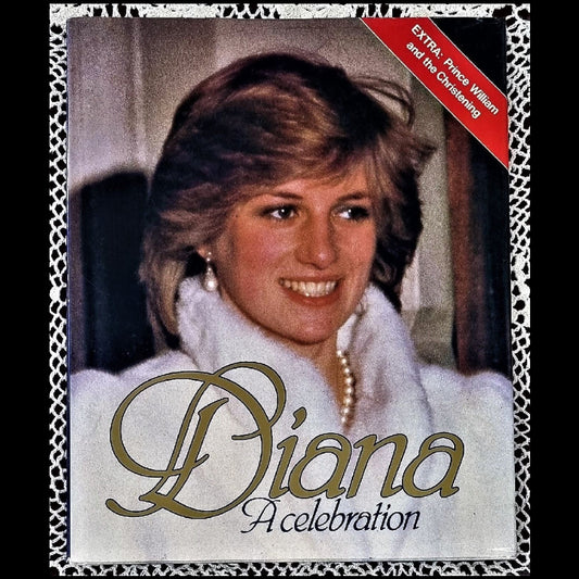 Cover of the book 'Diana: A Celebration' featuring a portrait of Princess Diana.