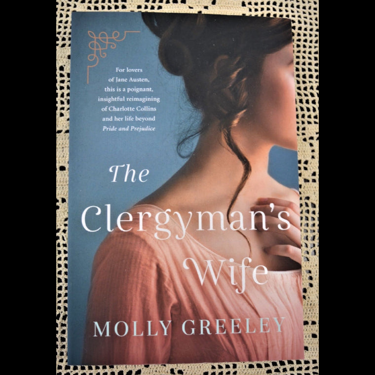 The Front cover t The Clergyman's Wife by Molly Greeley.