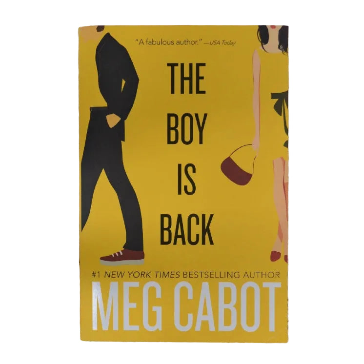 Front cover to The Boy is Back by Meg Cabot