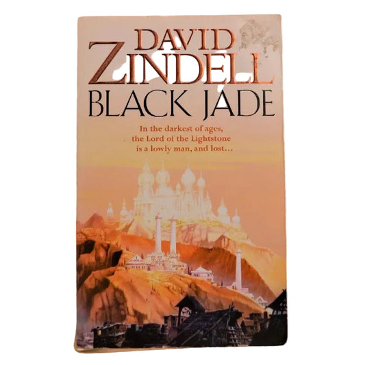 Front cover to Black Jade by David Zindell