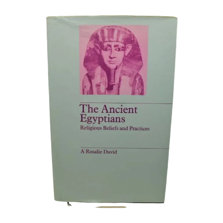 Front cover to The Ancient Egyptians by A. Rosalie David