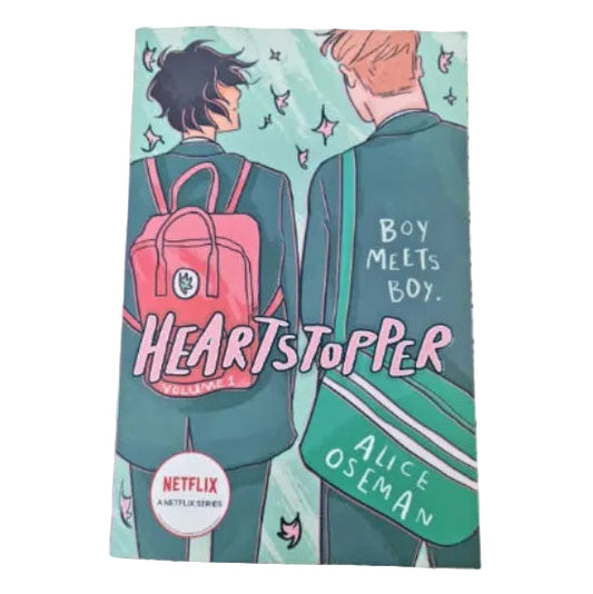 Front cover to Heartstopper by Alice Oseman.