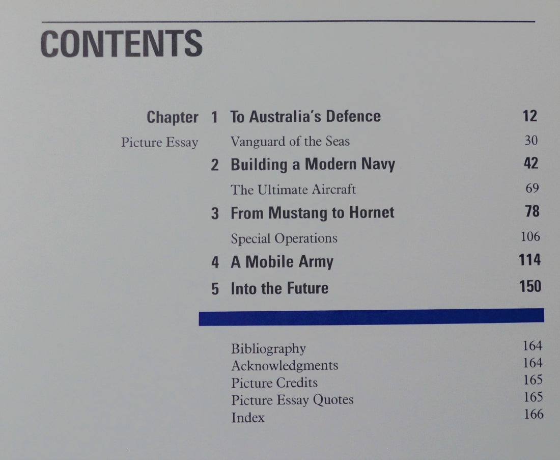 Contents list of Modern Military Towards 2000 by PETER BADMAN