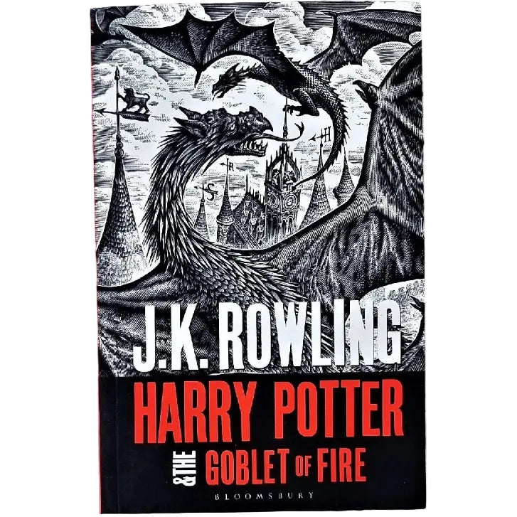 Front cover to Harry Potter and the Goblet of Fire by J. K. Rowling