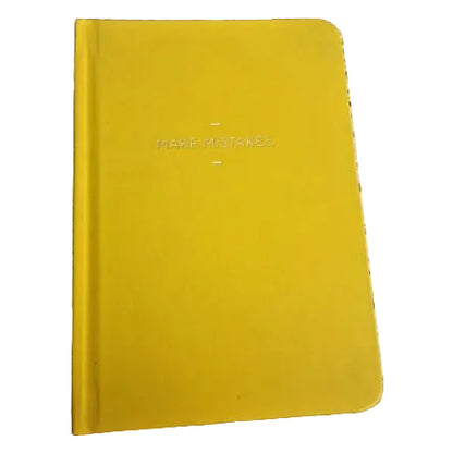 Front Cover to Journal: Make Mistakes
